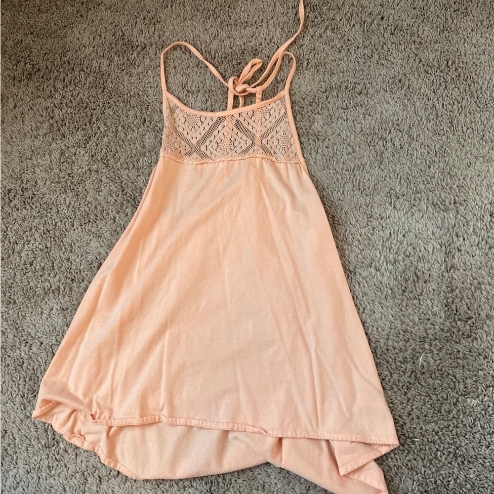 Roxy Peach Halter Top